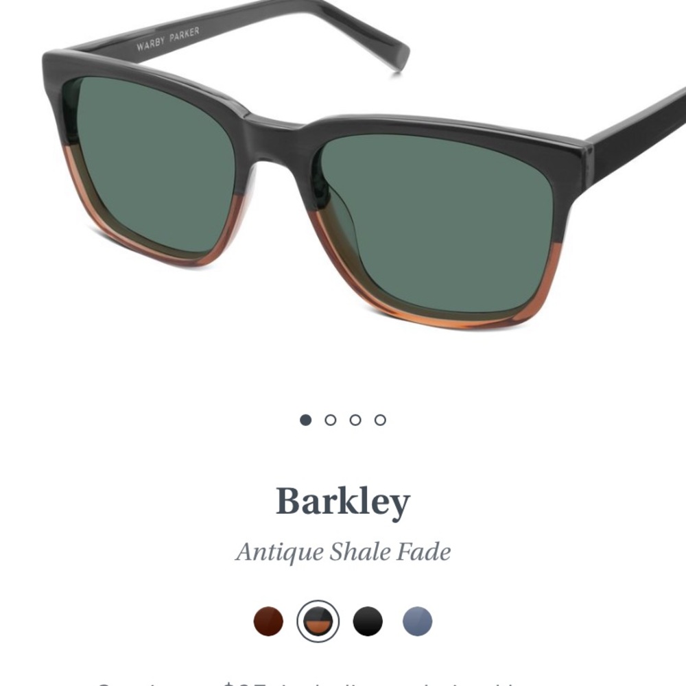 Warbey Parker Barkley sunglasses perfect condition